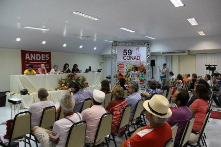 Conad expressa fortalecimento do ANDES-SN como entidade autônoma e democrática