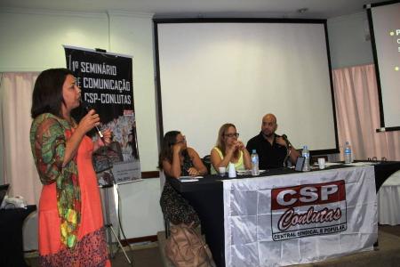 CSP-Conlutas debate a comunicação dos trabalhadores em seminário
