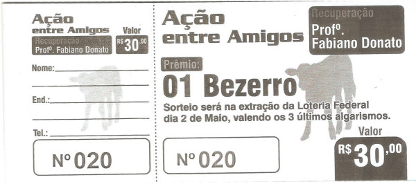 Ação entre Amigos – Recuperação Prof° Fabiano Donato