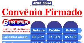 CONVENIO POSTO BOM JESUS