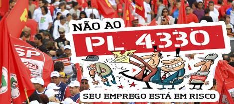 PL 4330 retira direitos dos trabalhadores e flexibiliza relações de trabalho