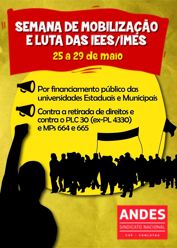 Docentes das universidades estaduais e municipais intensificam mobilização em todo o país