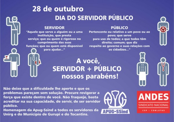 HOMENAGEM DA APUG-SSIND AO SERVIDOR PÚBLICO DE GURUPI