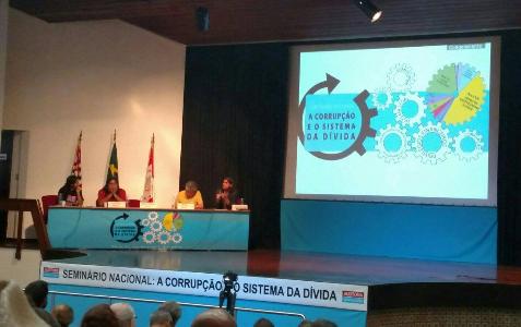Seminário da Auditoria da Dívida discute corrupção e sistema da dívida