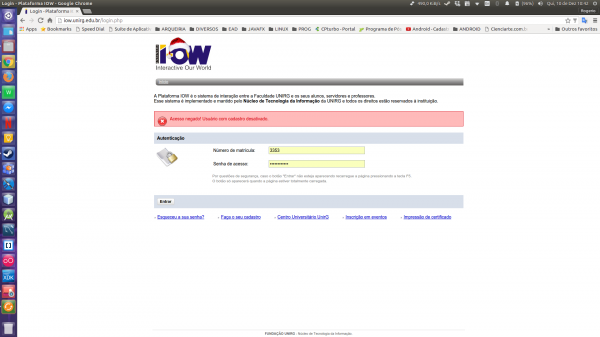 Manifestações de professores sobre CI nº 100 da Fundação Unirg