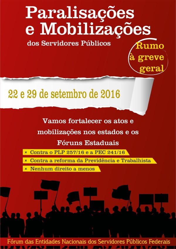 ANDES-SN chama docentes a integrarem mobilização nos dias 22 e 29