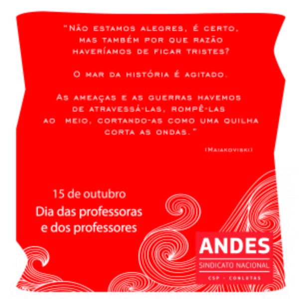 Homenagem da APUG-SSIND e ANDES-SN a todos os professores e professoras da Unirg