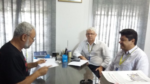 Apug-Ssind recebe visita de gerentes do Banco do Brasil