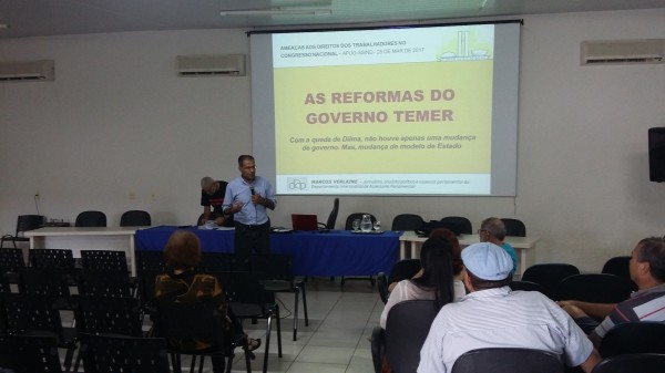 Apug promove debate sobre reformas da Previdência e trabalhista