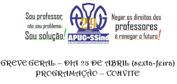 GREVE GERAL NA SEXTA, DIA 28 DE ABRIL