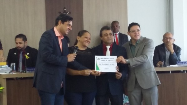 Diretor Jurídico da Apug Kita Maciel é homenageado na Câmara