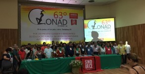 Posse da nova diretoria do ANDES.