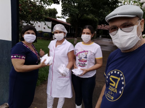 APUG distribui máscaras em instituições sociais de Gurupi