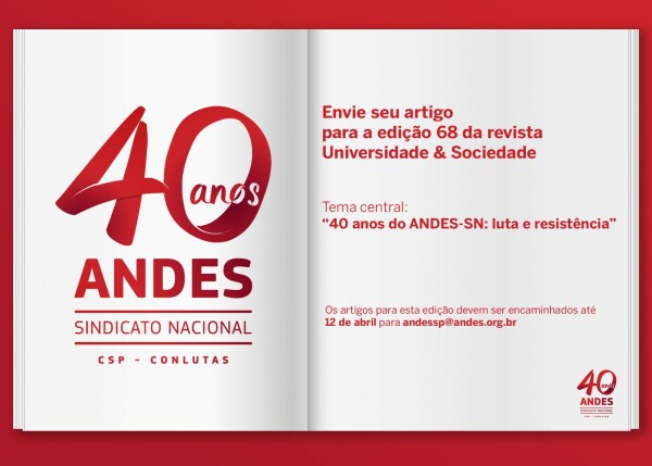 Edição 68 da Universidade e Sociedade homenageará 40 anos do ANDES-SN