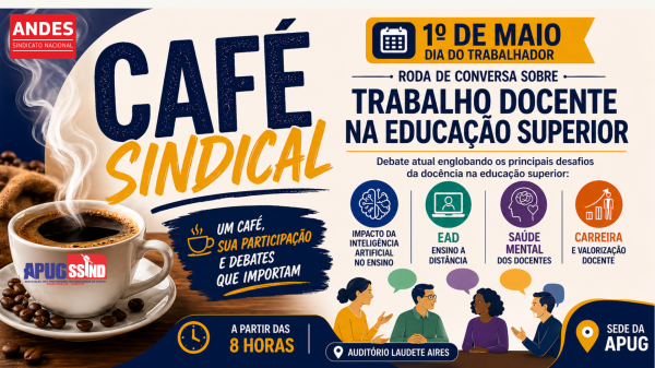 Apug promove Café Sindical e podcast especial durante Semana de Lutas
