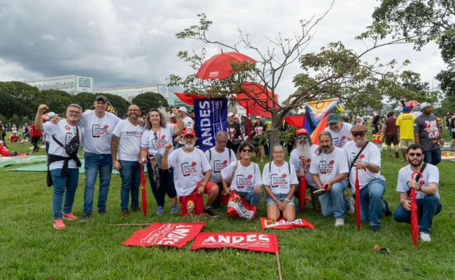 APUG participa de mobilizações nacionais em Brasília em defesa dos direitos da classe trabalhadora