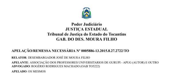 Tribunal de Justiça mantém decisão garantindo pagamento de Adicional Noturno aos professores da UnirG