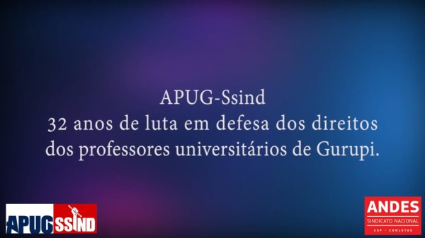 APUG-SSIND – 32 ANOS!