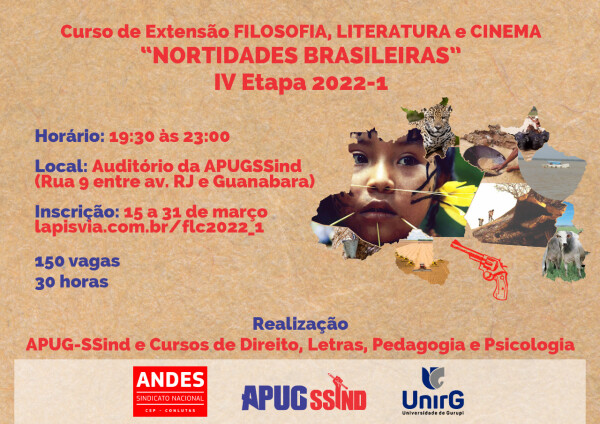 FILOSOFIA E CINEMA TEM INSCRIÇÕES ABERTAS ATÉ DIA 31 DE MARÇO