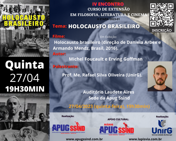 NESTA QUINTA, O FILOSOFIA DEBATE O HOLOCAUSTO BRASILEIRO!