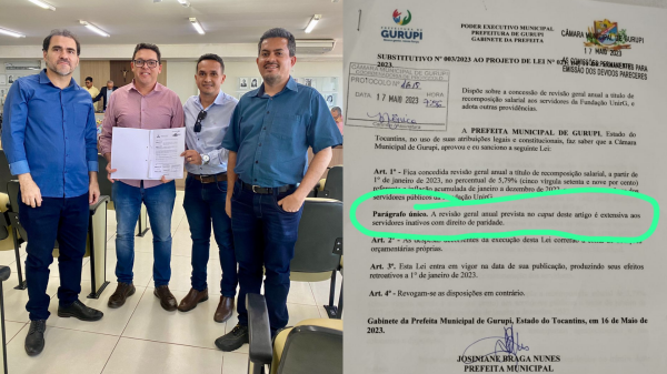 Revisão anual foi aprovada na Câmara e é extensiva a Servidores Aposentados com direito de Paridade