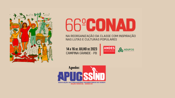 ANDES DIVULGA CADERNO DE TEXTOS DO 66º CONAD QUE ACONTECERÁ NA PARAÍBA