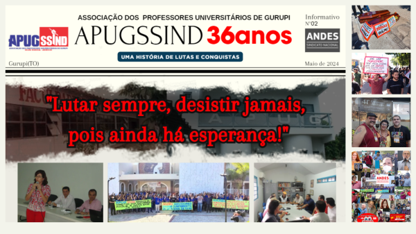 Apug Ssind: Feliz 36 Anos de Lutas e Conquistas